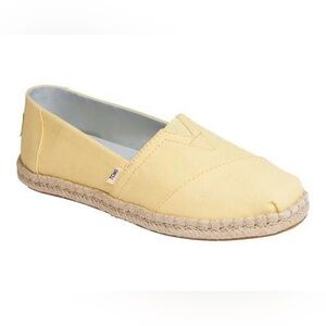 TOMS Alpargata on Rope Plant Dye Earthwise Espadrille Style Flat Shoes. Size 7.